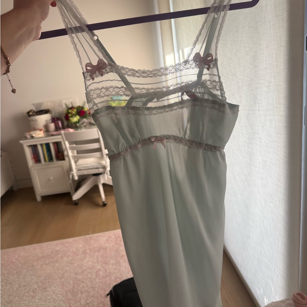 Vintage betsey Johnson mini dress slip